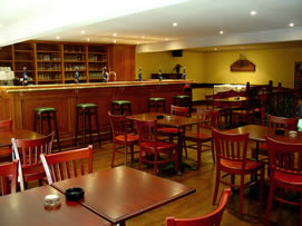 Interior of restaurant and bar