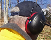 Ear muff hearing protection