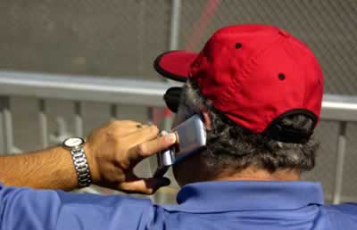 Man on Cell Phone
