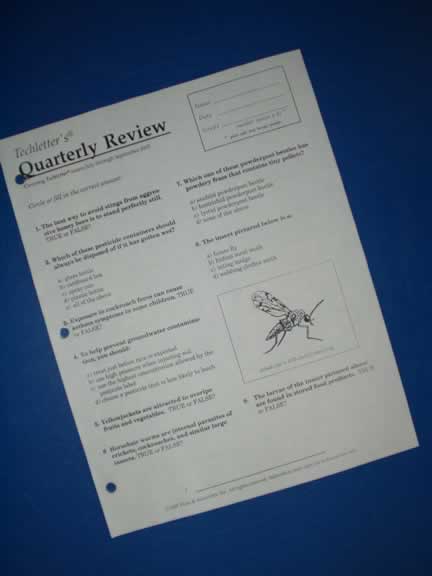Quarterly Review page one