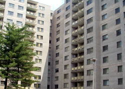 Highrise apartment building