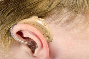 Hearing aid in ear