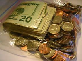 Bag of money